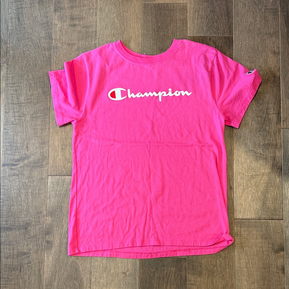 Champion women’s Bright Pink Short Sleeve Tee